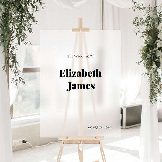 WELCOME SIGN (ACRYLIC) - AUSTIN