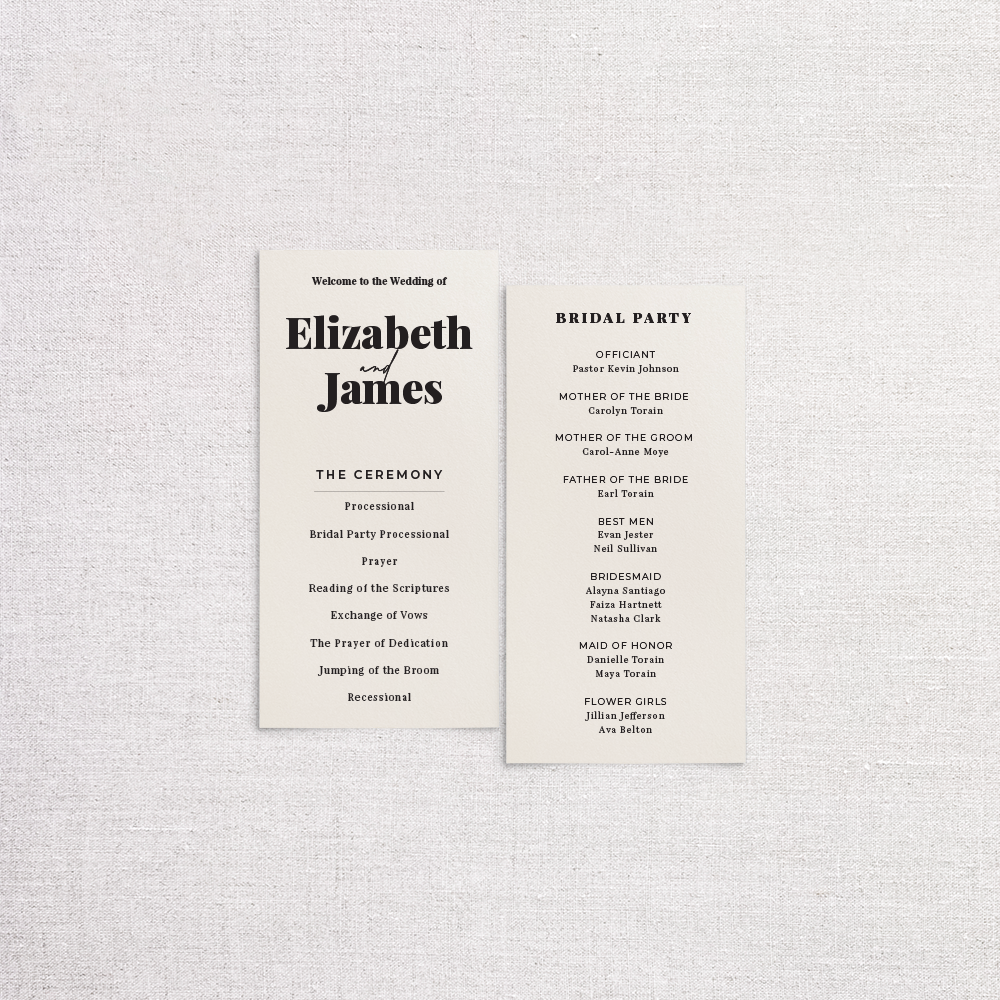 AUSTIN - PROGRAM CARD